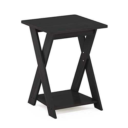 Furinno End Tables, Wood, Espresso, one size