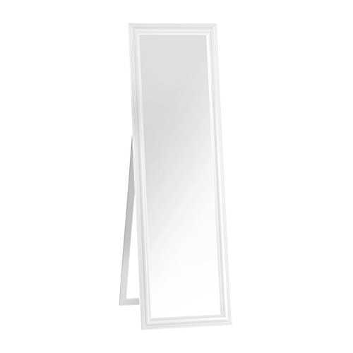 Premier Housewares Urban Floor Standing Mirror, White, 5 x 145 x 45 cm