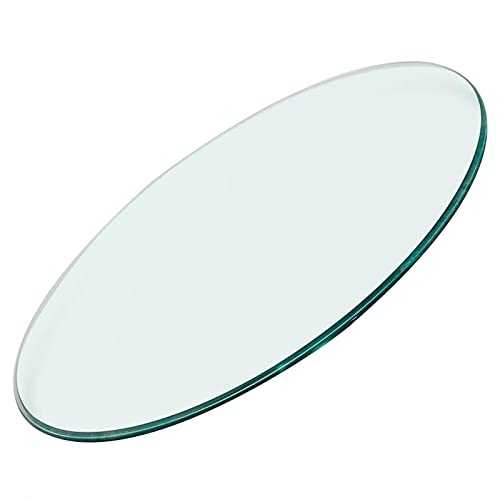 Round Table Top Table Top Tempered Glass Round High Strength Transparent Glass Dining Table, 16/18/20/22/24/26/28/30/31INCH Smooth Edges Scope Hotel, Restaurant Tempered Glass Round