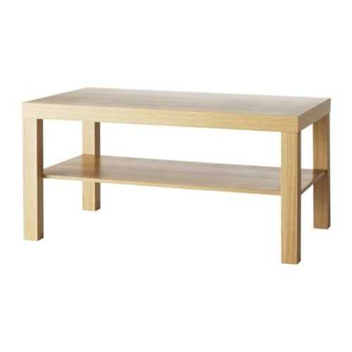 Ikea Black/Brown, Oak Effect, Coffee Table, Wood