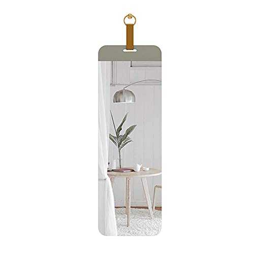ZCYY Mirror Nordic full-length home entrance entrance wall-mounted full-length 400 * 1200mm/400 * 1350mm gray/pink/green dressing