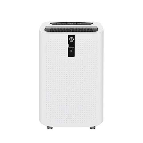 Famgizmo Portable Air Conditioner Unit, 12000 BTU 4in1 Air Conditioning with Air Cooler, Dehumidifier, Fan & Sleeping Mode, 24H Timer, WIFI & Remote Control, LED Panel Display, R290 [Energy Class A]