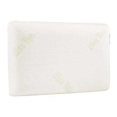 Amazon Basics Memory-Foam Pillow with Aloe Vera - 60 x 40 x 12 cm