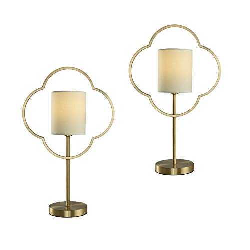 HDZWW Traditional Table Lamps Set of 2 Chinese Style Classical Living Room Study Antique Lamp for Living Room Family Bedroom Bedside Office