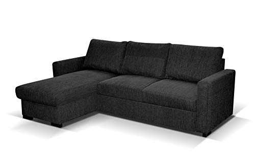 New Fabric Sofabed Tokyo Dark Grey- Left or Right side sofa