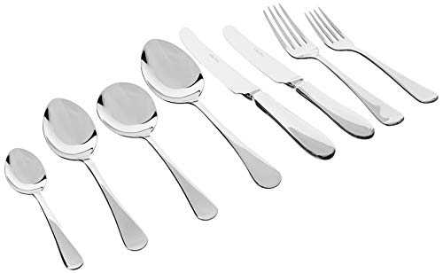 Arthur Price Every Day Old English 88 Piece 12 Person Canteen Set, Stainless Steel, 67 x 31.6 x 11 cm