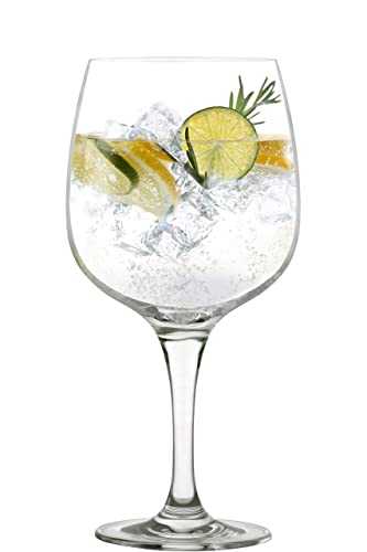 Stölzle Lausitz Spanish Gin & Tonic Cocktail Glasses - 755ml (26.5oz) Pack of 6 Balloon Glasses. Lead Free Crystal