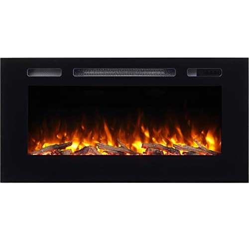 Hawnby Recessed Electric Fire E140R 220/240Vac, 1&2kW, Log Set & Crystal, 7 Day Programmable Remote Control (40")