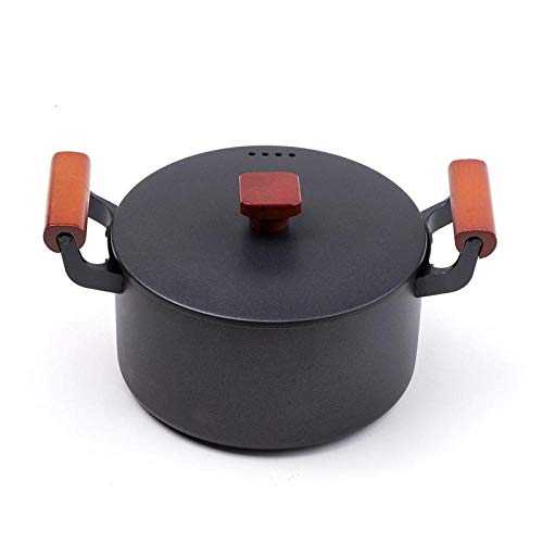 Cookware Sets 4.5L Cast Iron Soup Pot Non Stick Pan Kitchen Pan for Gas Stove and Induction Cooker Including Lid 1Pcs