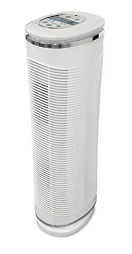 HoMedics HEPA Air Purifier - At Home Purifier Fan, Alleviates Allergy Infected Air, Eliminates up to 99% of Airborne Allergens, British Allergy Foundation Approved, Remote Control for Easy Use - White