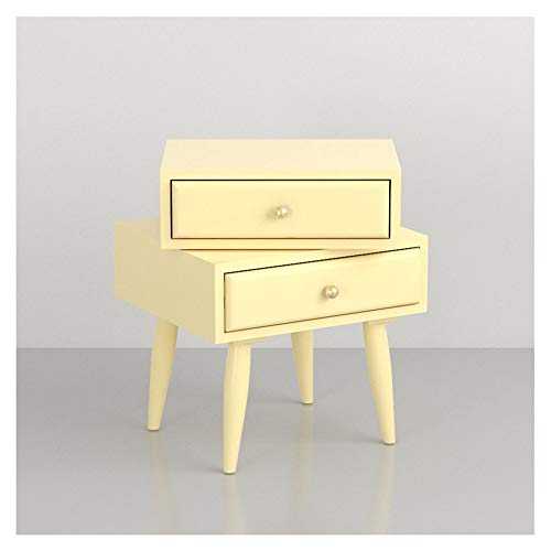 Accent Table Nightstand Bedroom Bedside Cabinet Nordic Solid Wood Small Bedside Storage Cabinet Bedroom Small Cabinet Small Table (Color : B)