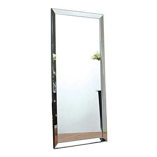Barcelona Trading Luna Large Luxury Art Deco Venetian Glass Leaner/Wall Mirror full length Floor 70" X 30"