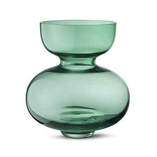 Georg Jensen Glass Vase in Light Green - Mouth Blown - Elegant Home Décor by Alfredo Häberli
