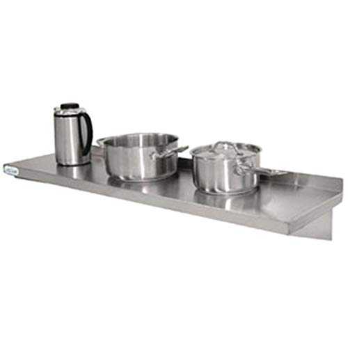 Vogue Stainless Steel Kitchen Shelf 1200mm Pots Pans Containers Storage Shelves