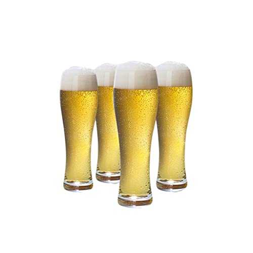 TDMYCS Beer Mug Set Handmade Pint Glasses Premium Quality Luxuriously Drinking Cups for Beer Drinks Beer Glasses (Color : Clear2, Size : 4)