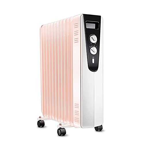 2100W Digital Oil Filled Radiator 11 Fin, Portable Electric Heater with Thermostat, 3 Heat Settings, Overheat, Safety Cut-Off And Accidental Tip-Over Protection, Ideal for Office And Home