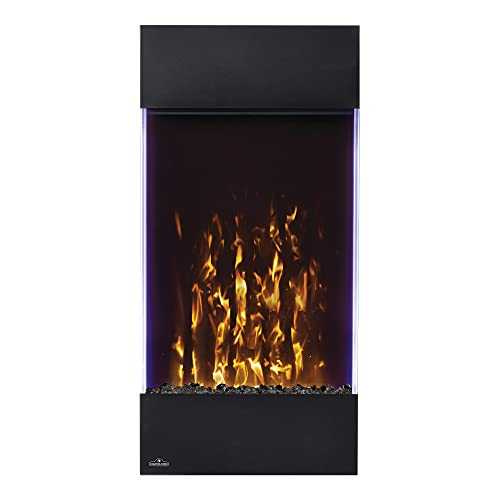 Napoleon Allure Vertical 32 Electric Fireplace (81 cm) - Premium Fire, Fireplace with Heating and LED Flame Effect, Electric Fireplace, Electric Fireplace, Wall and Built-in Fireplace