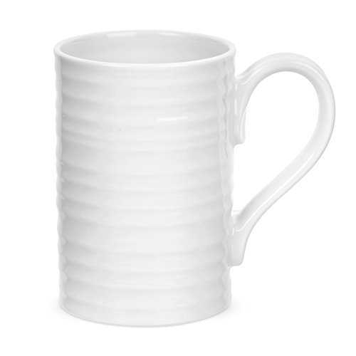 Portmeirion Sophie Conran White Tall Mug, Set of 4 by Portmeirion