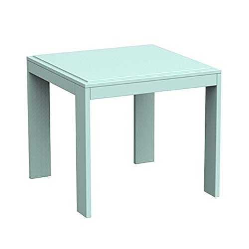 zxb-shop Coffee Table Modern Square Side Table Living Room Sofa Side Coffee Table Small Table Dining Room Home Furniture Table for Use In Bedroom Living Room Small coffee table (Color : Green)