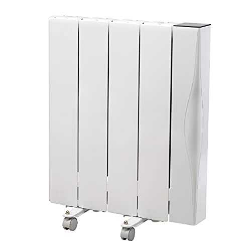 Beldray EH3108W Smart Ceramic Core Radiator, Connect and Control Wirelessly from Your Smartphone, LCD Display, 1000 W, 7-Day Timer Function, Free Standing or Wall Mountable, White