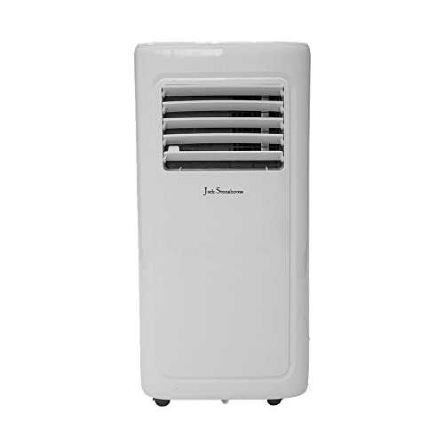 Jack Stonehouse Conditioning Unit Portable Air Conditioner, 5000BTU, Mobile Cooling, Dehumidifying, for Homes/Offices up to 8m2, Remote Control + Timer, White