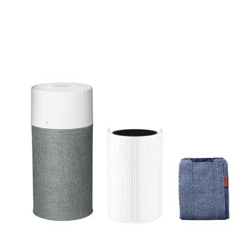 Blueair Blue 3210 Air Purifier Bundle with 2 x Combination Filters, Arctic Trail and Night Waves Pre-Filters | For Rooms Up To 17 m² HEPASilent Technology | Removes Pollen, Dust, Mould, Bacteria