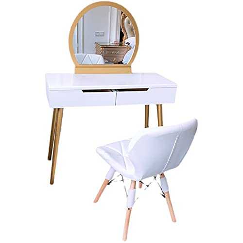 YAYA2021-SHOP Vanity Table Vanity Table with Drawers and Mirror- Modern Simplicity Makeup Vanity Desk- Dressing Table Small Desks for Bedrooms Dressing Table