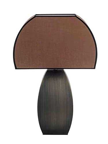 TABKER Floor Lamps Bedside Lamp Column Lamp, Bedroom Lamp, Desk Lamp, Study Lamp, Floor Lamp (Color : Schwarz)
