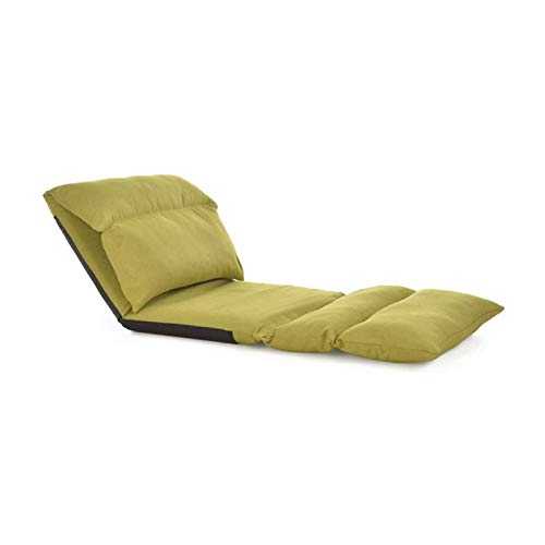 XBWZBXN Recliner Armchair Beanbag Chair Foldable Sofa Bed Modern Bedroom Balcony Windows and a Small Lounge Chairs (Color : Fruit green)