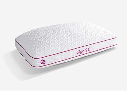 Bedgear Align Performance Pillow - Temperature Neutral - Three Pillow Heights for Back, Stomach, Side, and Multi-Position Sleepers - Align 2.0