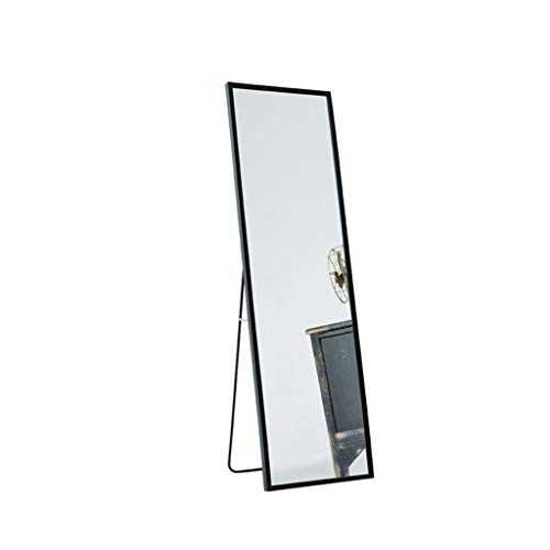 JJZI-L Thin Clothes Mirror, Boutiques Wrought Iron Full-length Mirror Fold Rectangle Floor-standing Mirror Men Bedroom Large Dressing Mirror (Size : 170 * 39CM)
