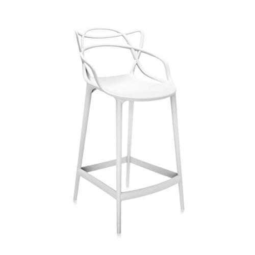 Kartell Masters Stool Chairs, White, 50 x 53 x 103 cm