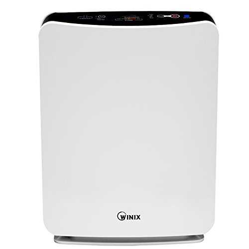 Winix FresHome P450 Air Purifier with True HEPA and active Carbon filter, PlasmaWave for allergies, smokers, dust, odour reduction, silent, up to 96 sqm, ideal for large living spaces