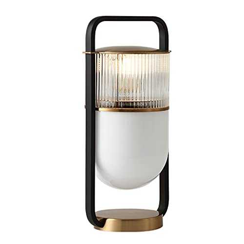 SHIJIE1701AA Table Lamps Modern Creative Personality Glass Bedside Table Lamp Luxury Simple Bedside Table Lamp Decorative Lamp Home Bedroom Living Room Bedside Lamp Bedside Nightstand Lamp