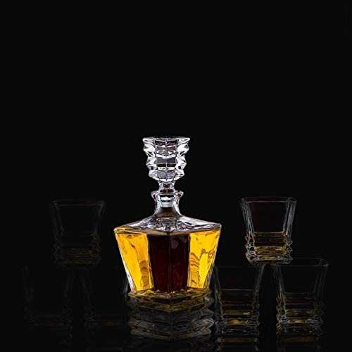 Coffee Cup Champagne Glass Gift European Thickened Whiskey Glass Set Large Foreign Wine Glass Crystal Glass Wine Bottle Creative Wine Set