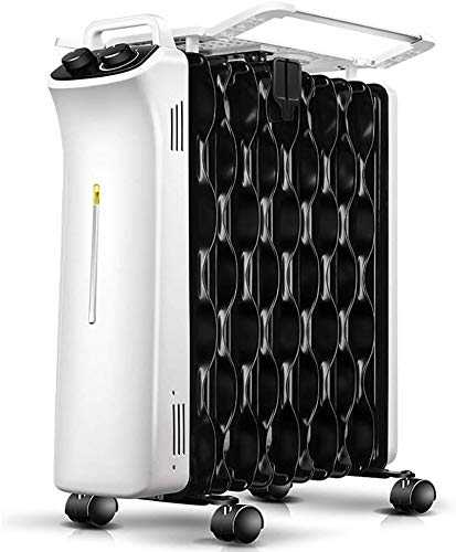 SSCEEL oil filled radiators, energy efficient portable household electric heater 3 power settings/thermostat 2KW -11 fin, have heat-safety shut