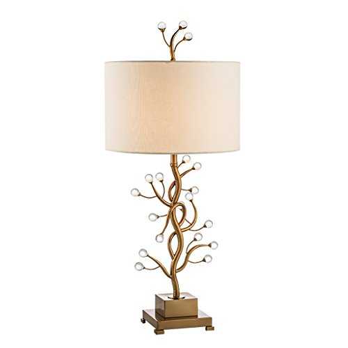 Table Lamps Creative Tree Branches Flowering Table lamp, Modern Simple Iron Bedside lamp, LED Energy Saving Living Room/Bedroom Model Room Decorative Table lamp, 87 * 38cm Desk Lamps