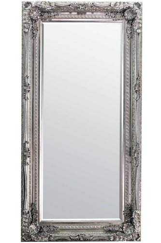 Large Silver Antique Style Wall Mirror New Rectangle 6Ft X 3Ft 180cm X 90cm