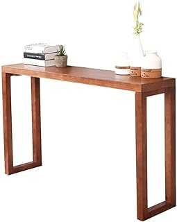 Small Table Living Room Console Table Household Pure Solid Wood Long Table Against The Wall Side Table Corner Table Multifunction Leisure Table Bar Table Furniture,B,80 * 30 * 85Cm