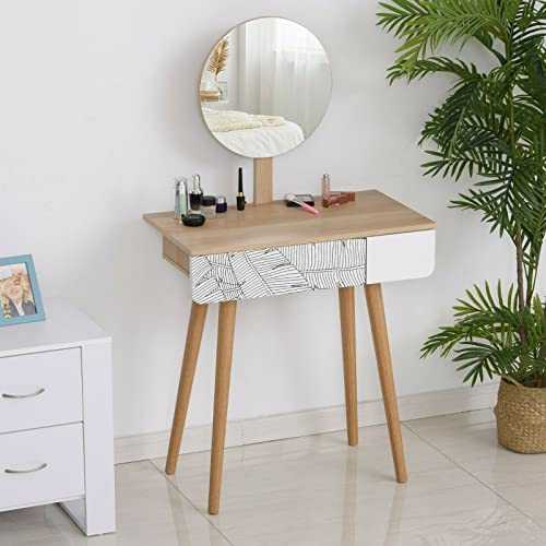 LCSA Unique Elegant Design Space Saver Dressing Table/Bedroom Furniture Dressing Tables