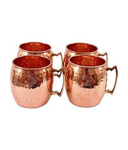 Set of 40 Moscow Mule Copper Plated Mugs Brass Handles Classic Drinking Cup Set Home, Kitchen, Bar Drinkware Helps Keep Drinks Colder - Copper Mugs 16 oz Gift Set (40)