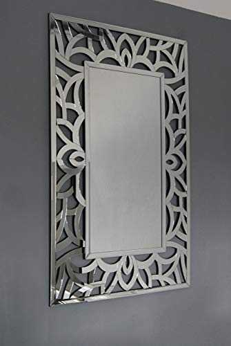 Large Exclusive Modern Swirl Design Venetian Wall Mirror 4ft10 x 2ft5