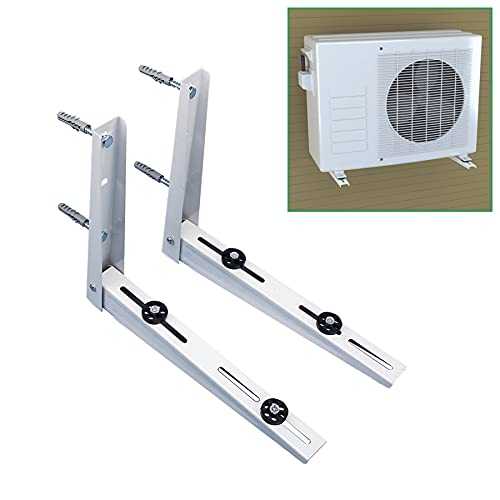 Forestchill Foldable Wall Mount Bracket, fits Mini Split Ductless Outdoor Unit Air Conditioner Condensing Unit Heat Pump System Condenser Universal Design, Support up to 280lbs, 9000-18000 BTU, 1-2P