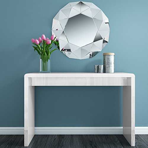 Tiffany Large White Console Table in High Gloss