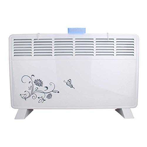 FWEOOFN Household living room heater，Heater Electric portable indoor space electronic fast heating radiator multifunctional humidifier drying mechanism (Size : 76 * 9 * 48cm)