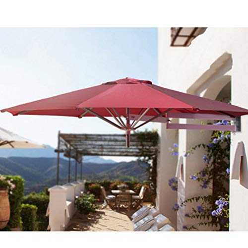 PARASOL Wall-mounted, 2.2m Outdoor Cantilever Telescopic, Garden Terrace, Installed On The Wall Or Tree