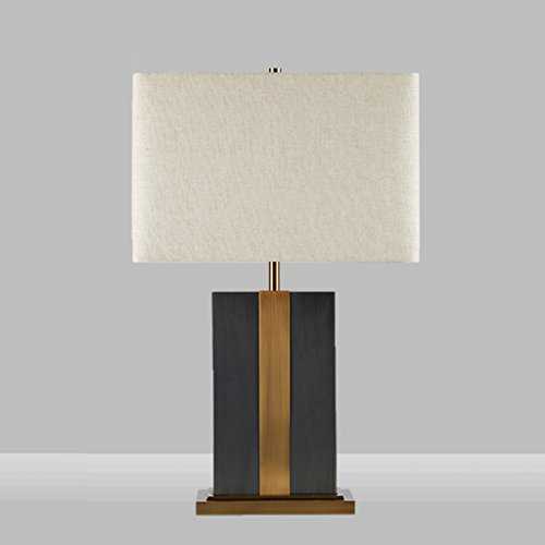ZGP &desk lamp Crystal Table Lamp - Black Square Crystal Table Lamp Sample Living Room Bedroom Bedside Table Lamp