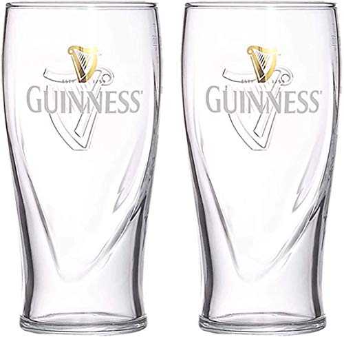 Guinness Half Pint 2 Pack Glasses - Livery Design