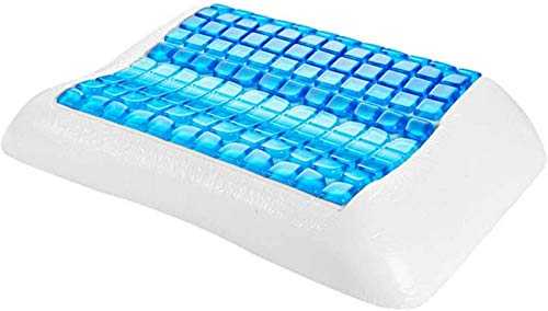 FCXBQ pillow Adult stress-relieving sleep memory foam gel neck ventilated breathable antibacterial anti-mite skin-friendly no odor and easy to clean