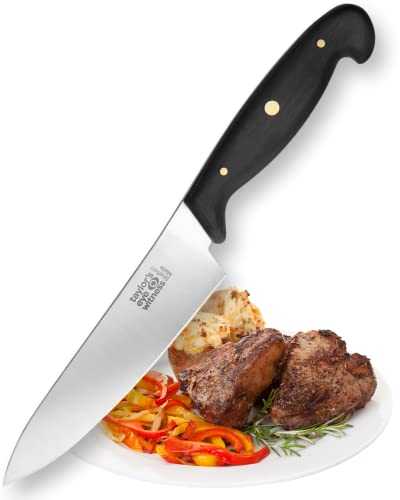 Taylors Eye Witness Professional Series British Made Cooks Kitchen Knife - 15cm Cutting Edge with an Ultra Fine, Pointed Blade, Precision Ground from High Carbon Stainless Steel. Lifetime Guarantee.